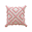 Capa de Almofada Rosa em Algodão com Tassel