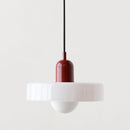 Lustre Pendente de Vidro Estilo Bauhaus Nórdico