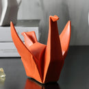 Escultura Pássaro Origami em Cerâmica
