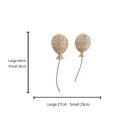 Balão Decorativo de Parede em Bambu e Rattan