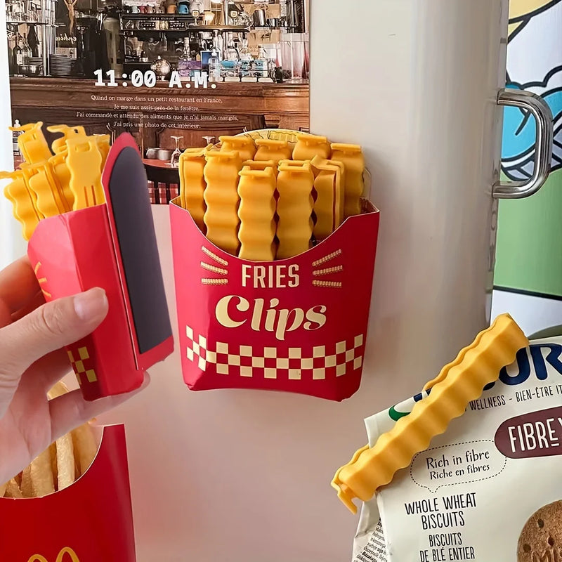 Fecha Embalagem em Formato de Batata Frita