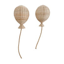 Balão Decorativo de Parede em Bambu e Rattan