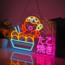 Letreiro Neon Takoyaki