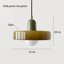Lustre Pendente de Vidro Estilo Bauhaus Nórdico