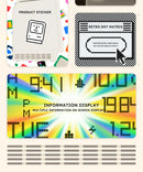 Relógio Despertador Retrô Estilo Macintosh
