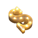 Luminária LED Letras e Números