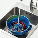 Bowl Giratório para Lavar Frutas em Cerâmica