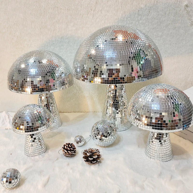 Cogumelo Espelhado Disco Ball