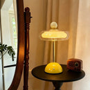 Luminária de Mesa Mid-Century em Vidro