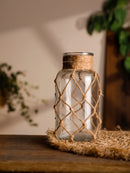 Vaso Suspenso de Vidro com Corda