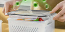 Kit Potes Organizadores para Geladeira