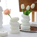 Vaso Decorativo Espiral Branco