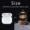 Luminária LED Bola de Cristal 3D