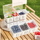 Kit de Potes Organizadores para Geladeira