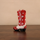 Escultura Bota Cowboy em Resina