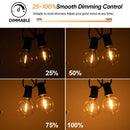Cordão de Luz Solar LED G40