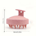 Escova Massageadora de Silicone para Couro Cabeludo