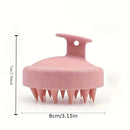 Escova Massageadora de Silicone para Couro Cabeludo
