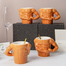 Caneca de Cerâmica Musculosa
