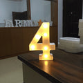 Luminária LED Letras e Números