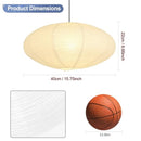 Kit com 2 Cúpulas de Papel Oval