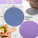 Kit com 4 Descansos de Panela em Silicone