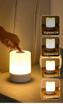 Abajur LED de Mesa Recarregável