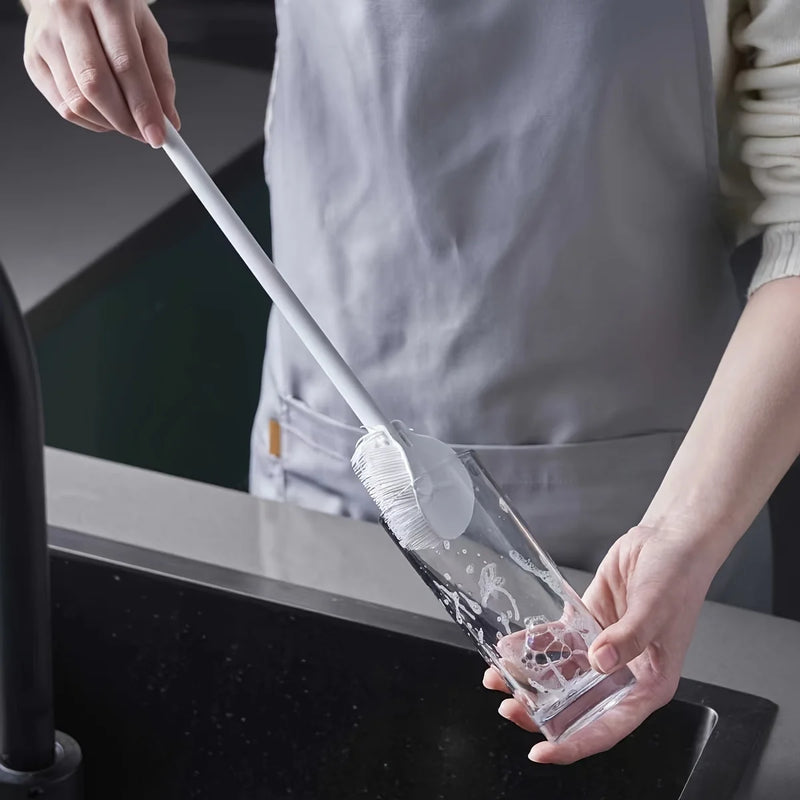 Escova de Silicone Dobrável 360° para Garrafas e Copos