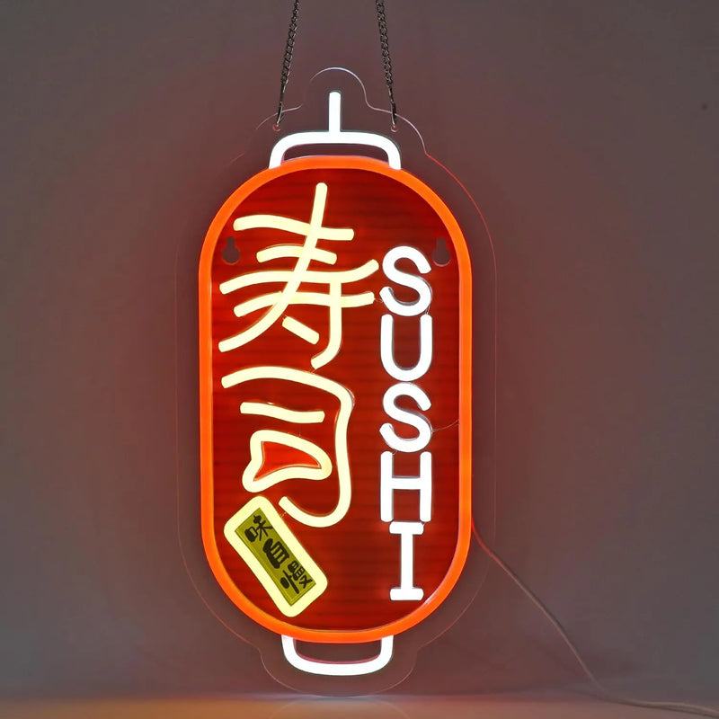 Placa Neon LED Sushi