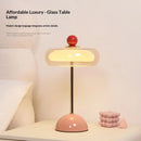 Luminária de Mesa Mid-Century em Vidro