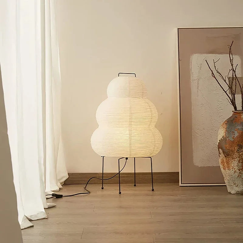 Luminária de Mesa Estilo Akari Noguchi