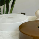 Lustre Pendente de Vidro Estilo Bauhaus Nórdico