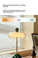 Luminária de Mesa Mid-Century em Vidro