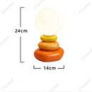 Abajur LED Pedras Coloridas