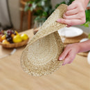 Kit 6 Sousplats Redondos 30cm em Rattan