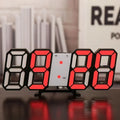 Relógio Digital LED de Mesa e Parede