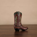 Escultura Bota Cowboy em Resina