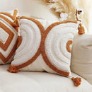Capa de Almofada Boho Bordada