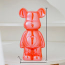 Estátua Decorativa Ursinho Bear Brick em Cerâmica
