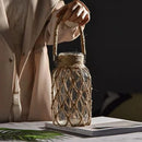 Vaso Suspenso de Vidro com Corda