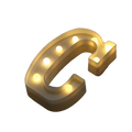 Luminária LED Letras e Números