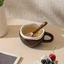 Caneca Coco em Cerâmica com Colher