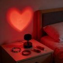 Projetor LED Coração Romântico USB
