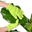 Luvas de Microfibra para Limpeza de Plantas