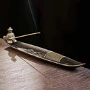 Incensário Barco com Pescador