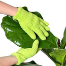 Luvas de Microfibra para Limpeza de Plantas