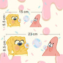 Adesivos Bob Esponja para Espelho e Banheiro