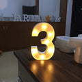 Luminária LED Letras e Números