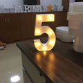 Luminária LED Letras e Números