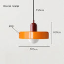 Lustre Pendente de Vidro Estilo Bauhaus Nórdico